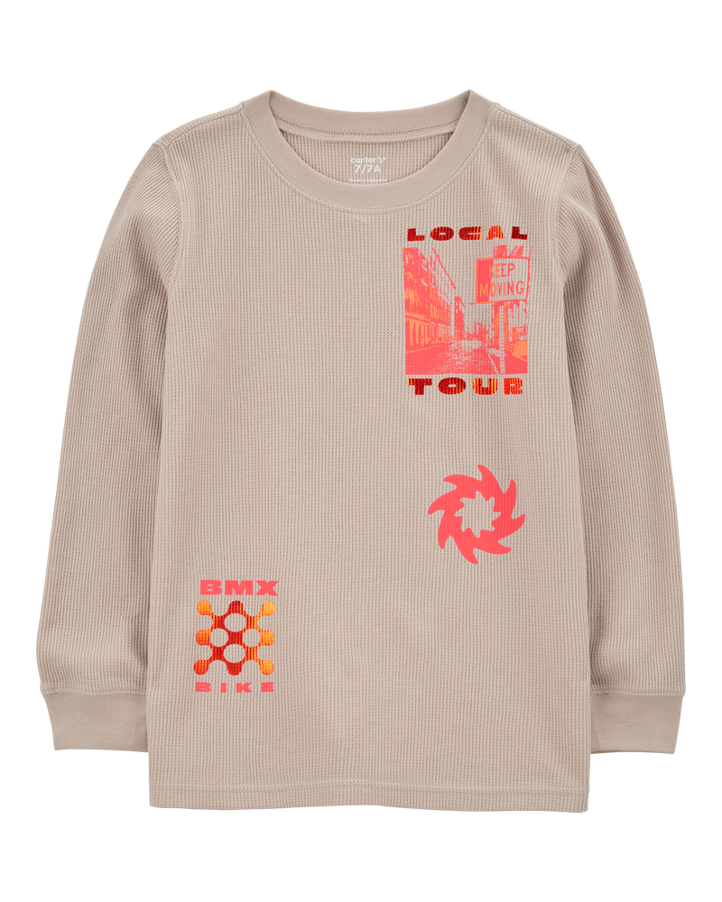 Kid BMX Bike Thermal Graphic Tee, image 1 of 6 slides
