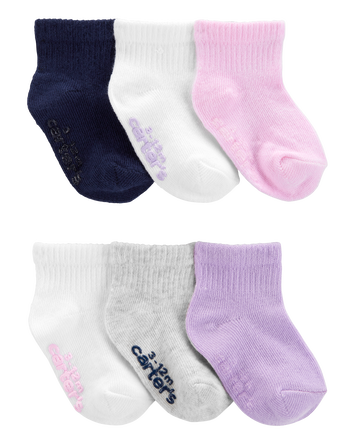 Baby 6-Pack Crew Socks, 