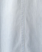 Girls Chambray Baggy Pants - Light Wash, image 3 of 4 slides