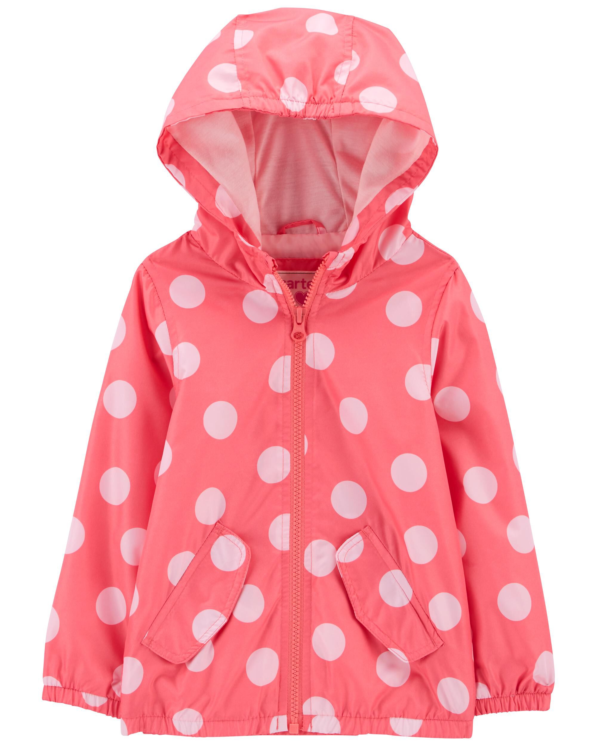Pink polka on sale dot raincoat