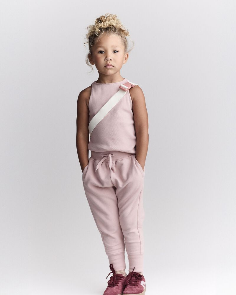 Tout-petit fille - D&eacute;bardeur c&ocirc;tel&eacute; - Rose, image 4 sur 6 diapositives