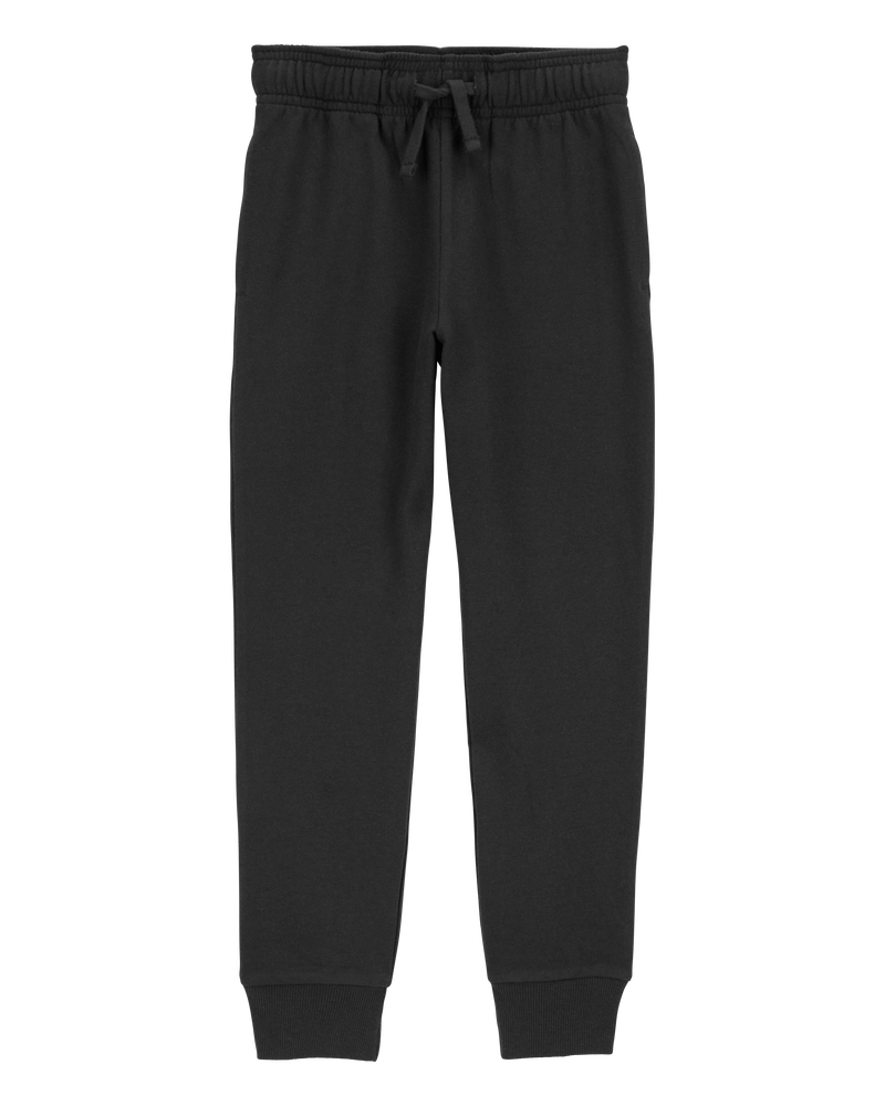 Kid Pull-On Drawstring Joggers, image 1 of 4 slides