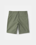Gar&ccedil;ons - Short sans plis en serg&eacute; - Vert, image 2 sur 3 diapositives