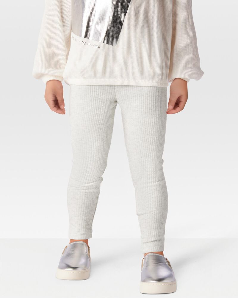 Toddler Cozy Ribbed Leggings, image 1 of 7 slides