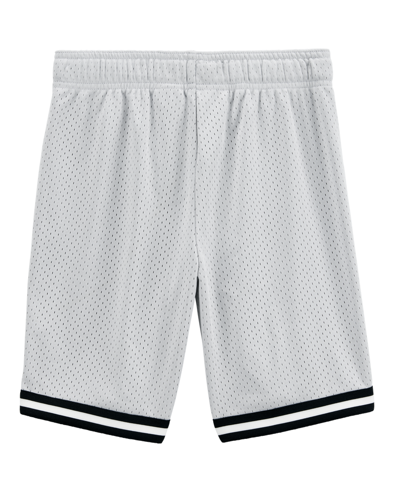Kid Fan-Favourite Mesh Short - Grey, image 2 of 4 slides