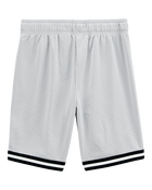 Kid Fan-Favourite Mesh Short - Grey, image 2 of 4 slides