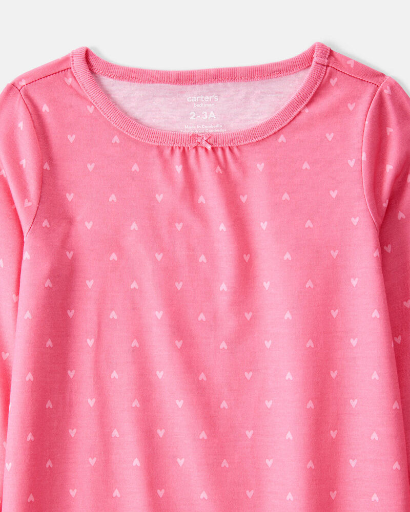 Kid 2-Pack Unicorn Hearts Nightgowns, image 2 of 5 slides