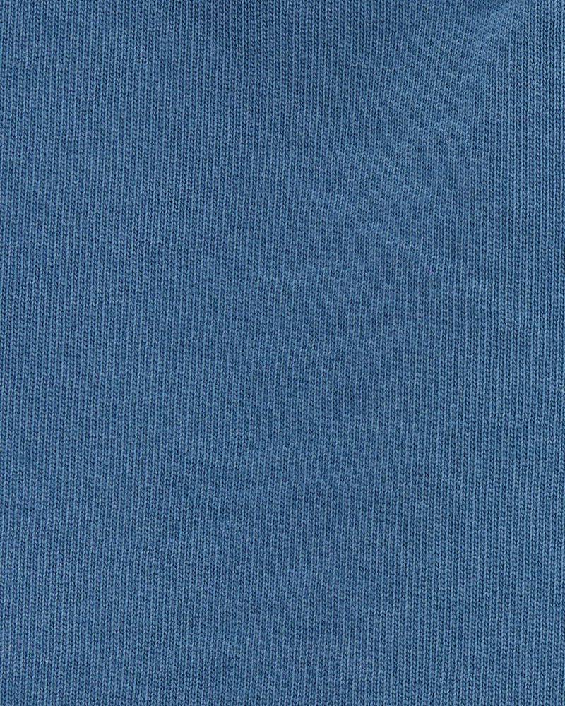 Toddler Pull-On French Terry Rec Shorts - Blue, image 5 of 6 slides