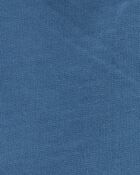 Toddler Pull-On French Terry Rec Shorts - Blue, image 5 of 6 slides