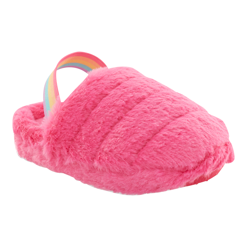 Pink Faux Fur Slippers | Carter's Oshkosh Canada