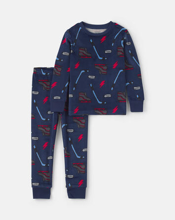 Tout-petit gar&ccedil;on - Pyjama 2 pi&egrave;ces en DreamPlush &agrave; th&egrave;me hockey, 