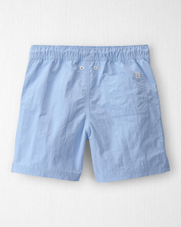 Boys Recycled Solid Swim Trunks, 
