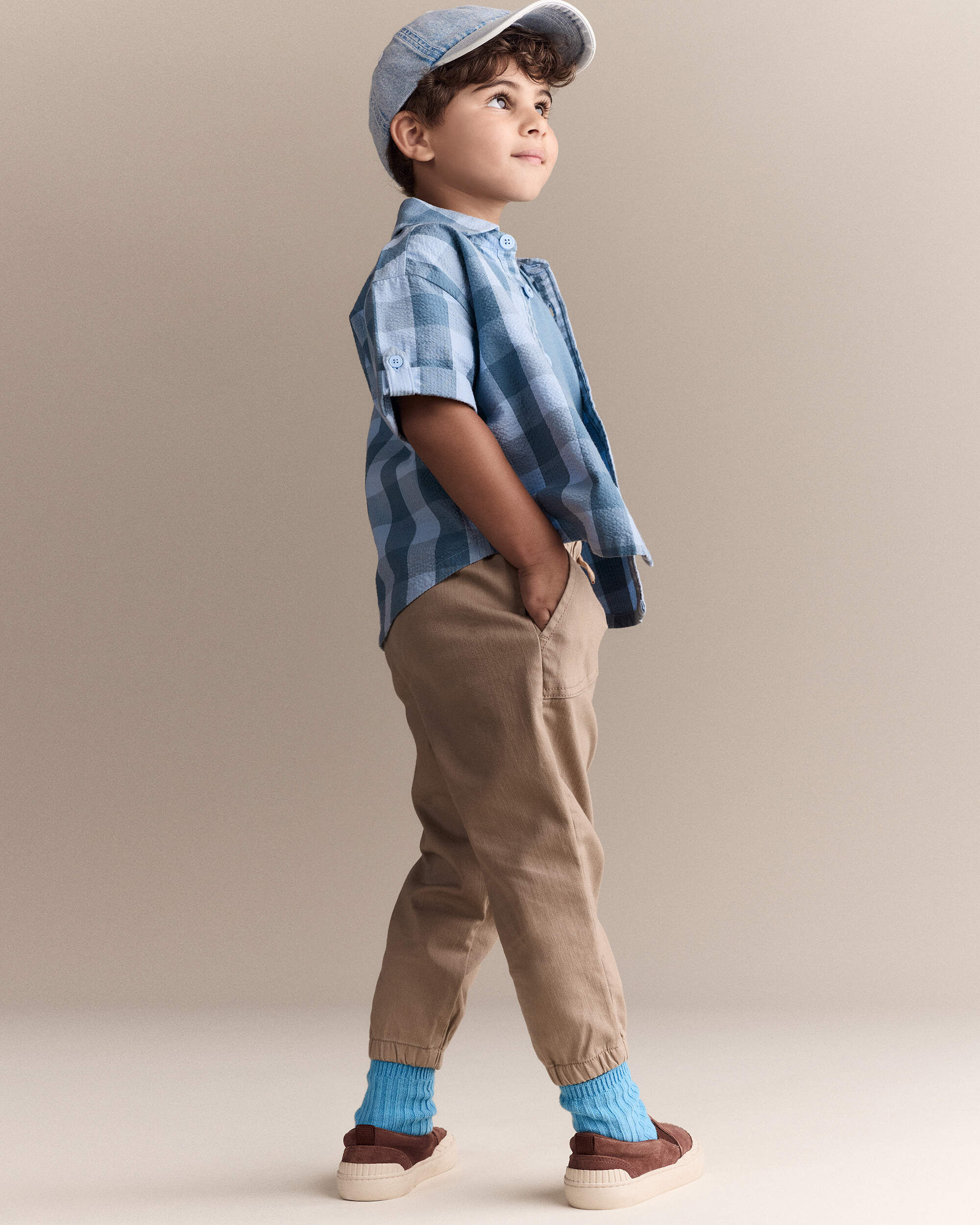 Toddler Boy Jogger Pant - Khaki | Carter's Oshkosh Canada