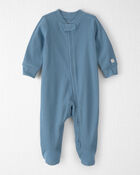 Baby Organic Cotton Rib Sleep & Play Pajama, image 1 of 5 slides