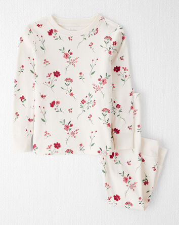 Toute-petit fille - Pyjama 2 pi&egrave;ces en coton biologique &agrave; motif Vallon de rosiers sauvages, 