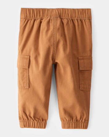 Baby Utility Twill Cargo Pants - Brown, 