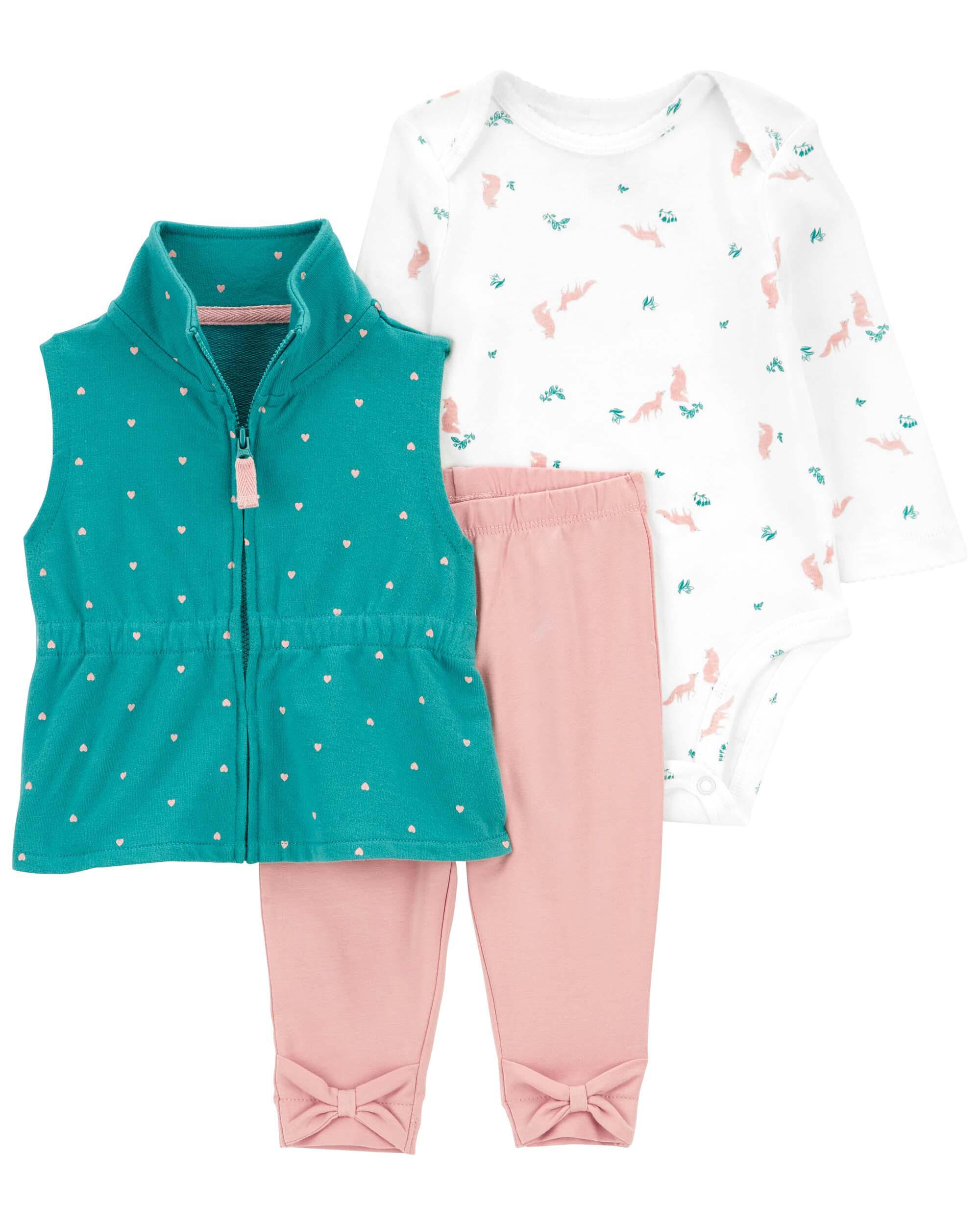 Carters baby 2024 girl vest