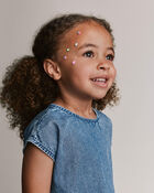 Tout-petit fille - Robe &agrave; taille basse asym&eacute;trique en chambray, image 6 sur 6 diapositives