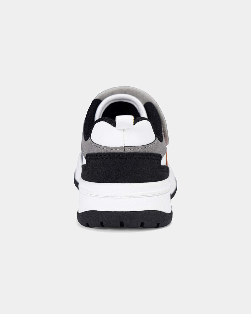 Toddler Boy Colour Block Sneakers - Grey/Red, image 3 of 6 slides