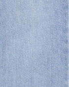 Jeune Salopette en denim extensible - Délavage ozone, image 3 sur 4 diapositives