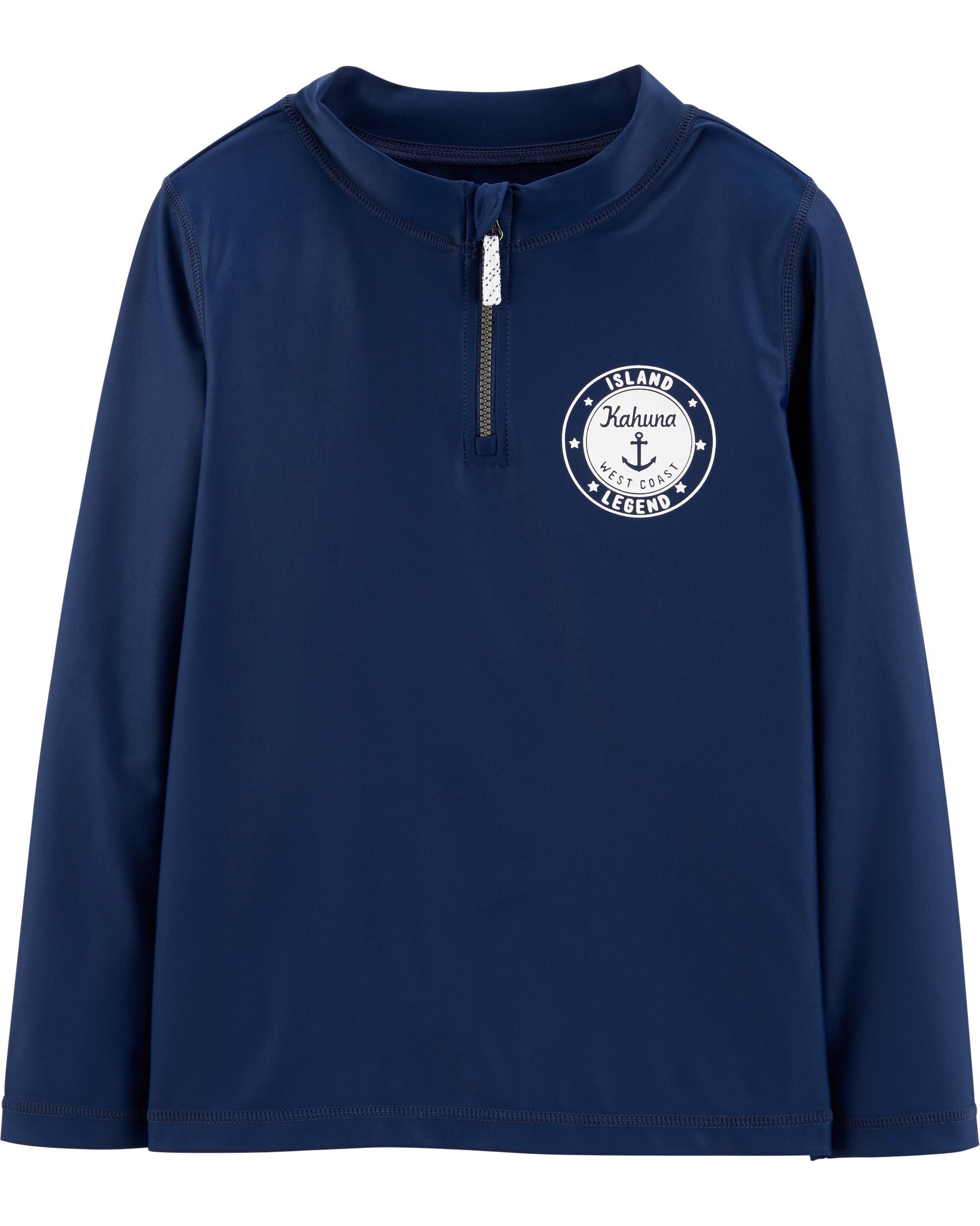 baby boy long sleeve swim shirt