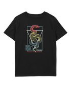 Kid Snake Short-Sleeve Graphic Tee - Black, image 1 of 3 slides