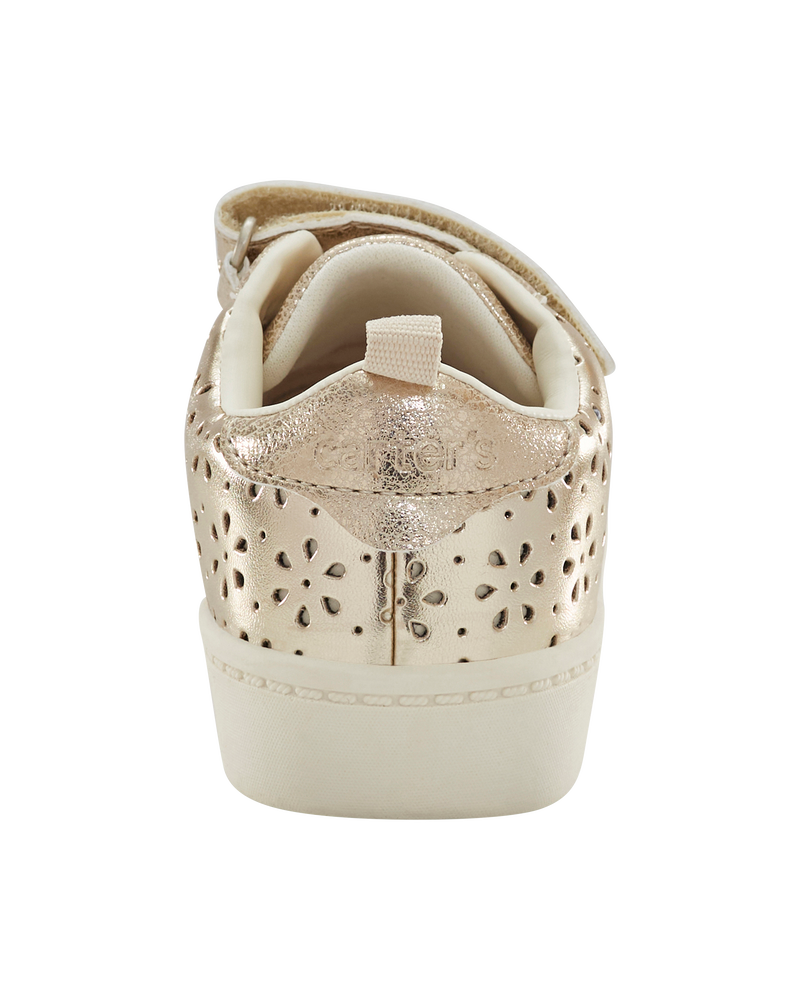 Tout-petit Espadrilles à tige haute à paillettes - Doré, image 3 sur 7 diapositives