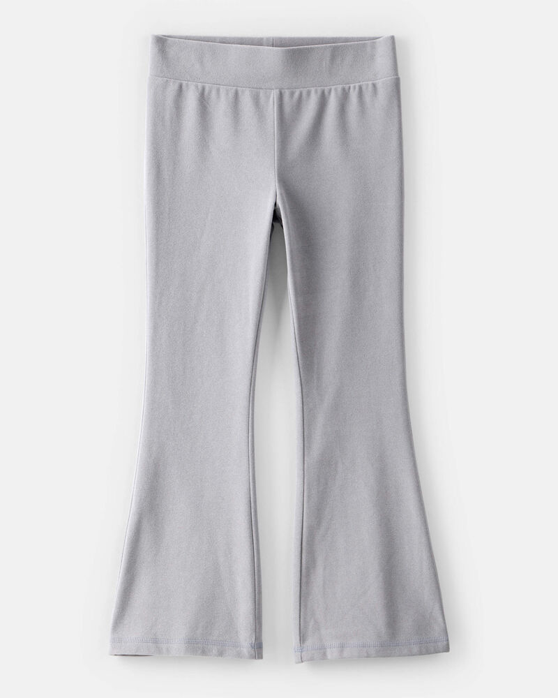 Girls Microfleece Flare Pants - Grey, image 1 of 4 slides