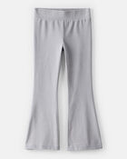 Girls Microfleece Flare Pants - Grey, image 1 of 4 slides