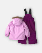 Baby Girl  2 Piece Snowsuit- Lavender, image 2 of 13 slides