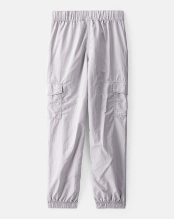 Girls Woven Joggers - Grey, 