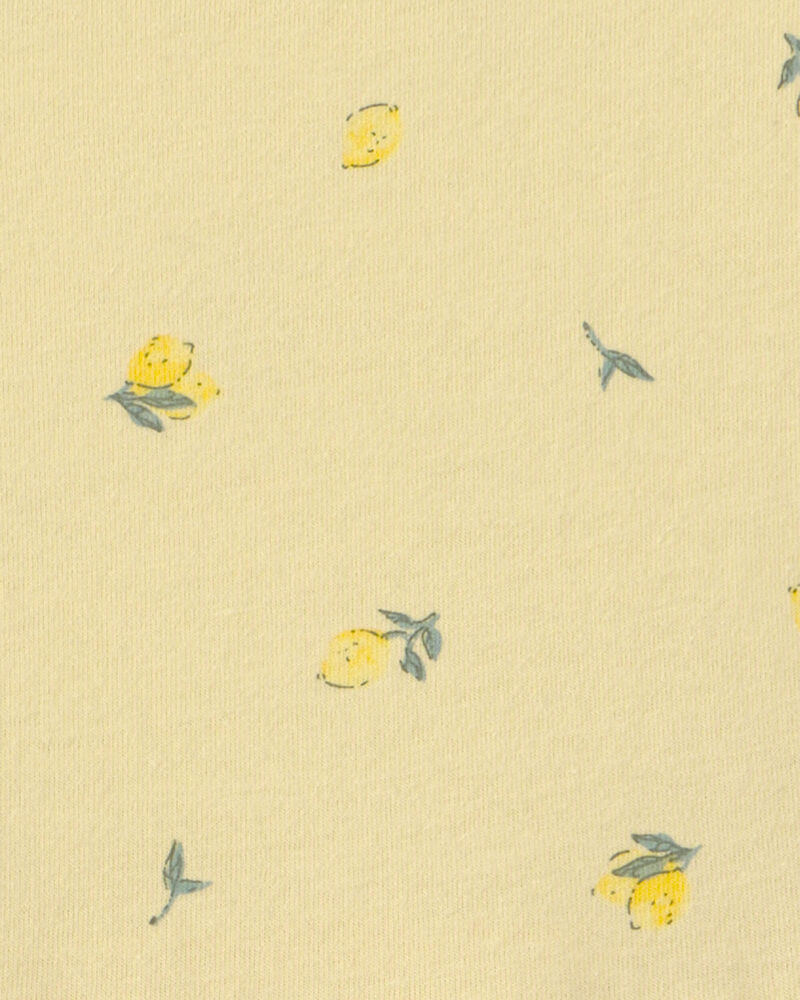 Toddler Girl Lemon Knit Dress - Yellow, image 3 of 4 slides