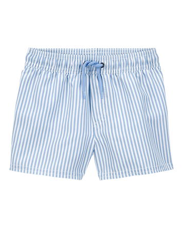 Toddler Striped Swim Trunks, 