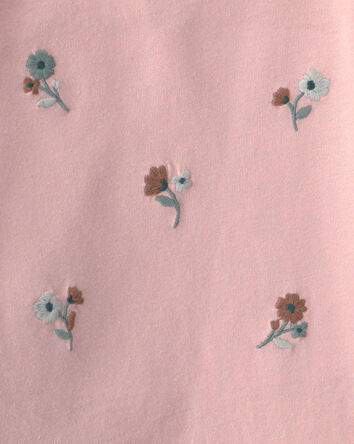 Baby Girl 2-Piece Floral Long-Sleeve Bodysuit & Pant Set - Pink, 