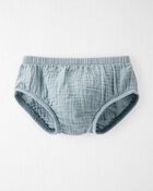 Toddler Organic Cotton Gauze Dress in Blue
, image 6 of 10 slides