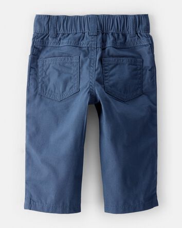 Baby Boy 2-Piece Plaid Shirt & Pant Set - Maroon/Ivory, 