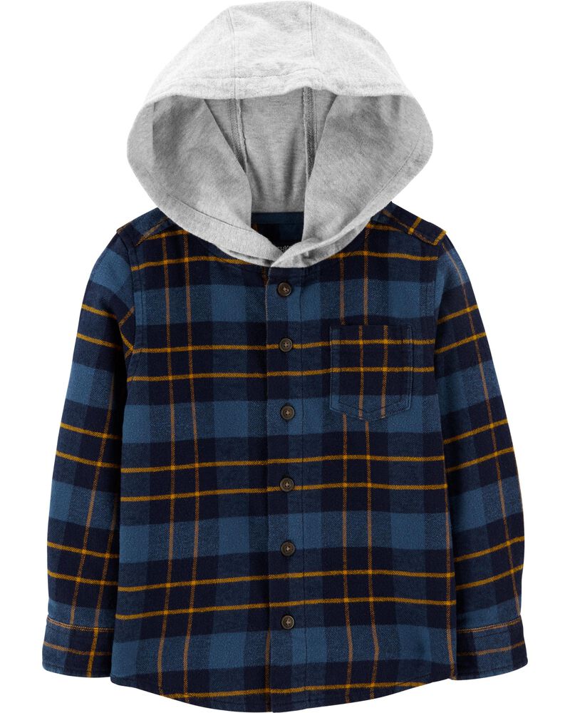 Hooded Flannel Shirt Carters Com