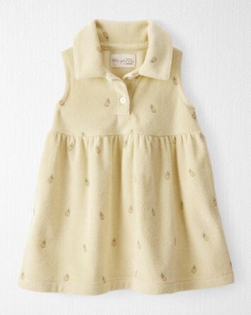 Bébé Barboteuse en tissu bouclette fabriquée à partir de coton biologique, 