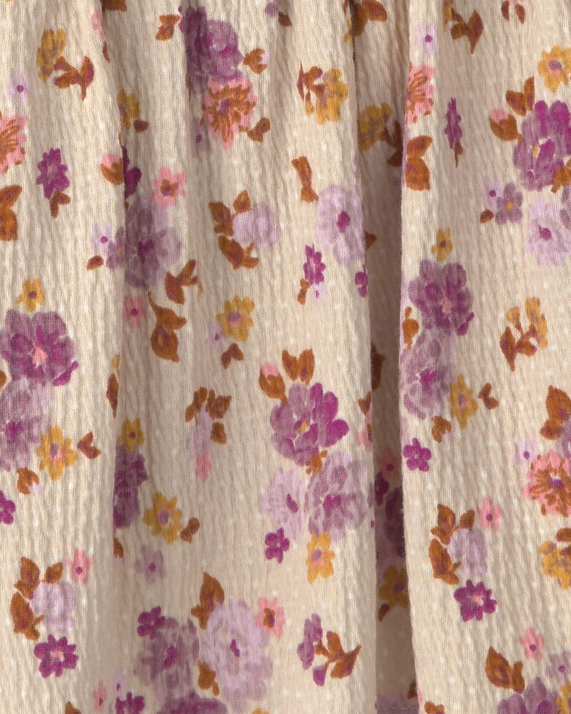Baby Girl 2-Piece Floral Long-Sleeve Dress Set, image 4 of 5 slides