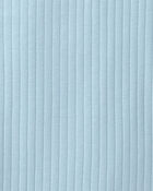 Boys Rib Snug Fit 2-Piece Pyjama Set - Blue, image 4 of 5 slides