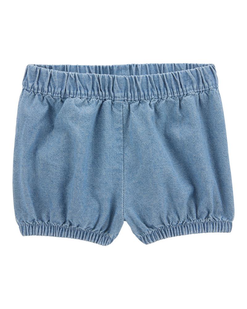 Baby Girl 3-Piece Outfit Set - Yellow/Chambray, image 2 of 5 slides