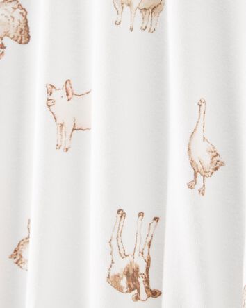 Toddler 2-Piece Farm Print PurelySoft Pyjamas, 
