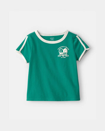 Girls 'Athletic Club' Active Top - Green, 