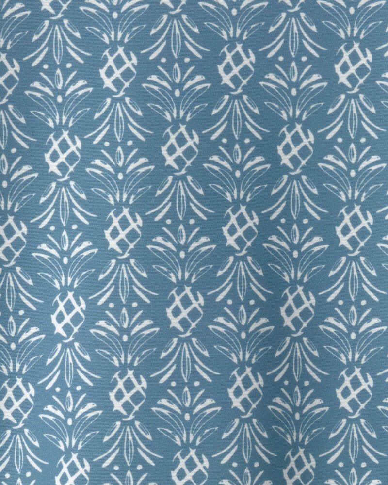 Toddler Girl Recycled Ruffle Swimsuit in Bloom Lagoon, image 4 of 5 slides