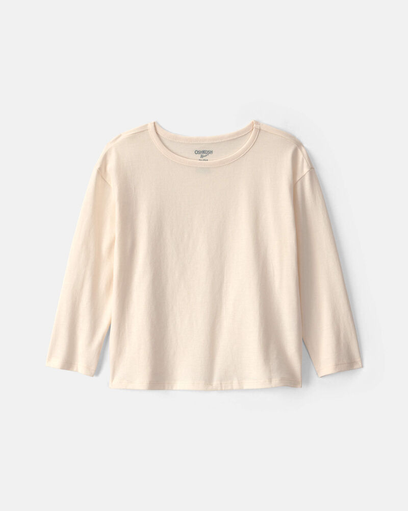 Toute-petit fille - Ensemble salopette en denim &agrave; rayures hickory et manches longues - D&eacute;lav&eacute; clair, image 7 sur 9 diapositives