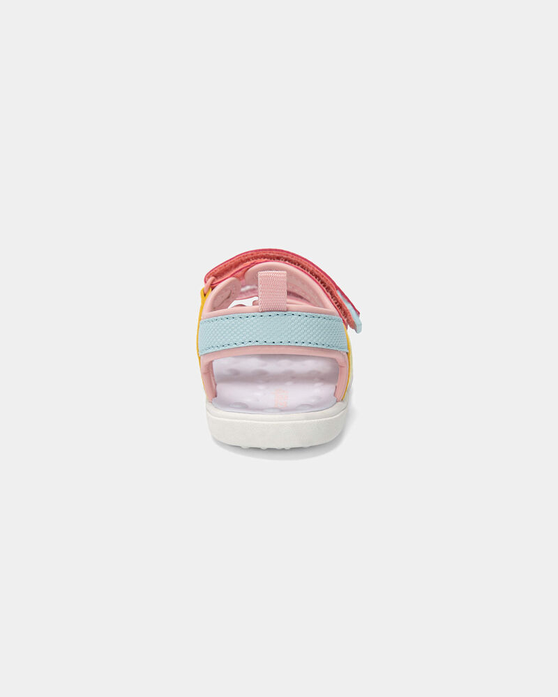 Baby Girl Every Step&reg; First Walker Sandals - Pink/Purple, image 3 of 6 slides