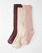 Toddler 3-Pack Knee-High Socks, image 1 of 3 slides