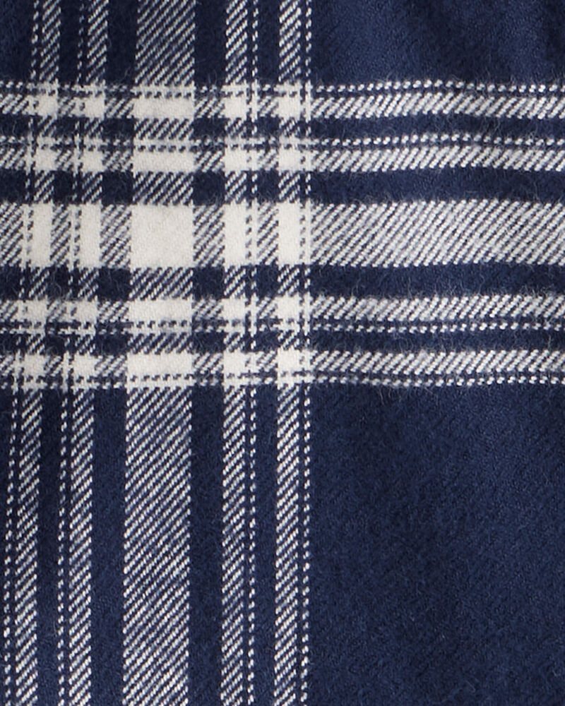 Baby Girl Organic Cotton Flannel Dress, image 5 of 6 slides