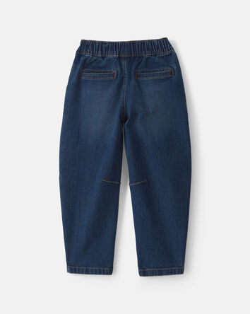 Filles - Jean &agrave; jambe ballon en denim - D&eacute;lav&eacute; moyen, 
