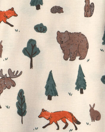 Toddler 2-Piece Organic Cotton Pajamas in Woodland Creatures, 